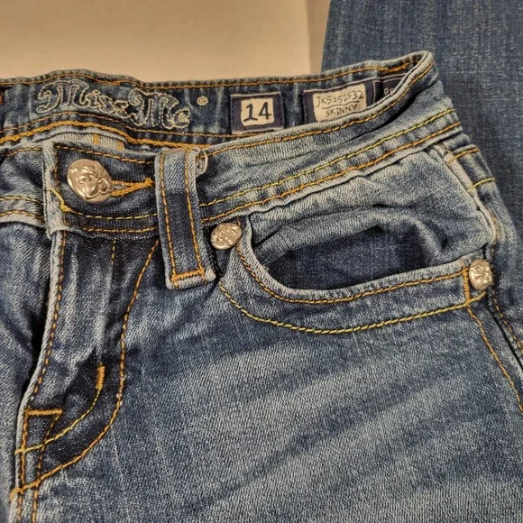 Miss Me Jeans*Girls 14*Skinny*JK5151532 - Picture 4 of 11